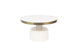 Kahvipöytä Glam valkoinen