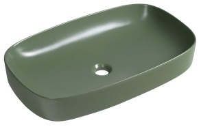 malja-allas MATTEO 65x40cm, green matta