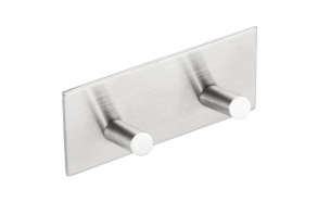 liimattava koukku X2, harjattu teräs