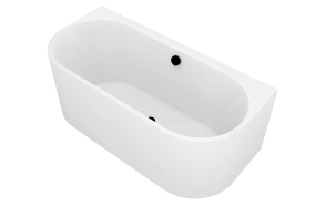 monoliittinen kylpyamme ASTRA DL 160x75x60cm, valkoinen