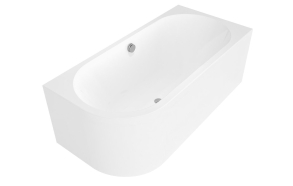 monoliittinen kylpyamme ASTRA R 160x75x60cm, valkoinen