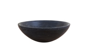 Pesuallas Interia pöytätasolle 320x120 mm, luonnonkivi, musta