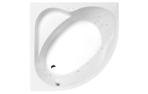 poreamme  SIRIUS  130x130x43cm,  Attraction Hydro,  kromi