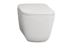 WC-istuin Kerasan Tribeca Rimless 5118, lattiamalli, matta valkoinen