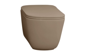 WC-istuin Kerasan Tribeca Rimless 5118, lattiamalli, matta beige