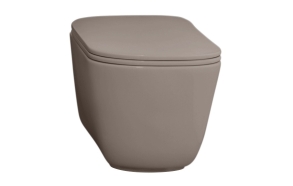 WC-istuin Kerasan Tribeca Rimless 5118, lattiamalli, matta ferro (harmaa)