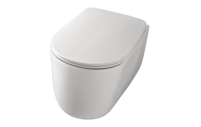 WC-istuin Kerasan Nolita 5314 Rimless, seinämalli, matta valkoinen