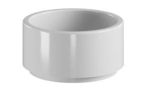 malja-allas Oke 30 cm, valkoinen