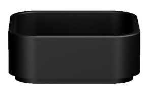 malja-allas Hako 40x40 cm, musta matta