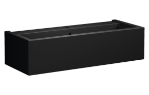 pesuallas Kanaal 100x46.5 cm, musta matta