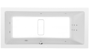 Poreamme MARLENE HYDRO, 170x80x48 cm, valkoinen