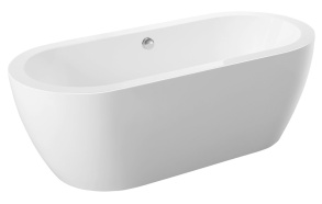 kylpyamme Samira 173x78x59 cm, valkoinen