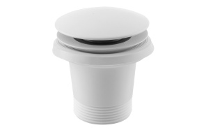 kylpyammeen pohjaventtiili 6/4", matta valkoinen