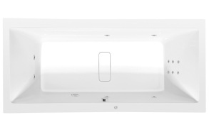 Poreamme MARLENE HYDRO, 180x80x48 cm, valkoinen