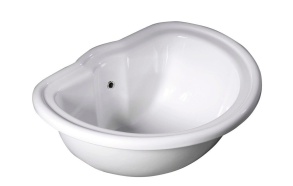 Upotettava pesuallas Kerasan Retro 1031, 500x410mm, valkoinen