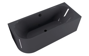 monoliitti kylpyamme Viva R Asymmetric 170x75x60 cm, harmaa
