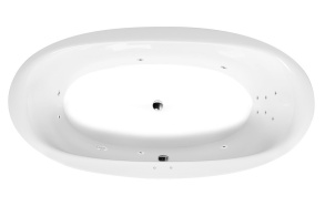 poreamme  STADIUM  190x95x46cm,  Attraction Hydro,  kromi