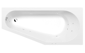 poreamme  TIGRA R  170x80x46cm,  Active Hydro,  kromi