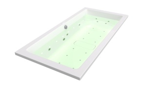 Vedenalainen LED-valaistusjärjestelmä, 8 LED lamppua