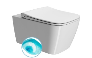 seinä-wc Nubes Swirlflush, 35x55 cm, valkoinen ExtraGlaze