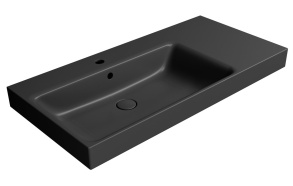 pesuallas NUBES 100x50cm, R, musta matta