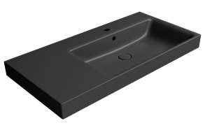 pesuallas NUBES 100x50cm, L, musta matta