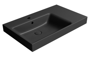 pesuallas NUBES 80x50cm, R, musta matta