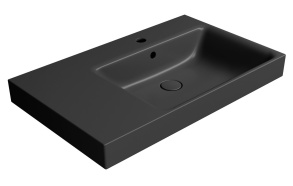 pesuallas NUBES 80x50cm, L, musta matta