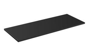 Työtaso Adele 2.2x120.6x46.5 cm, matta musta