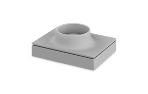 malja-allas Alba 30, matta harmaa