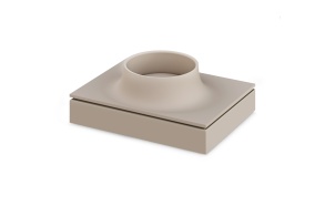 malja-allas Alba 30, matta caffe latte