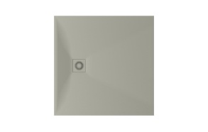 suihkuallas Lettera 100x100 Fog+ jalat, etulevy ja vesilukko