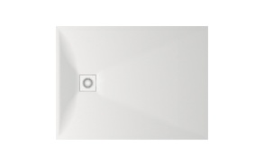 suihkuallas Lettera 100x120 valkoinen+ jalat, etulevy ja vesilukko