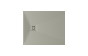 suihkuallas Lettera 80×100 Fog+ jalat, etulevy ja vesilukko