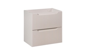 allaskaappi Nova 60x39x57 cm, cashmere, 2 laatikkoa