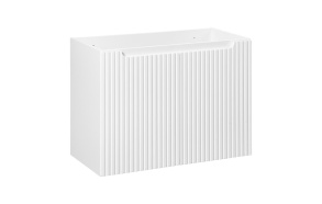 allaskaappi Nova 80x39x57 cm, matta valkoinen, 2 ovea