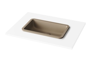 upotettava pesuallas Opus In, matta caffe latte