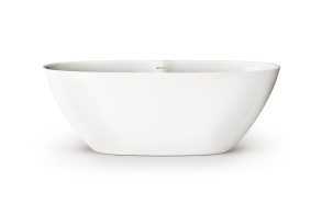 kivimassa kylpyamme Perla 175, kiiltävä valkoinen