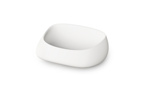 malja-allas Pointe, matta valkoinen