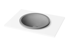 upotettava pesuallas Round In, matta harmaa