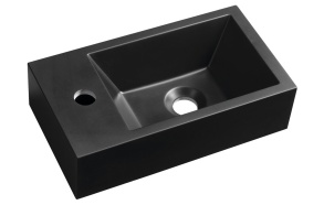 pesuallas AMAROK L, 40x22 cm, matta musta