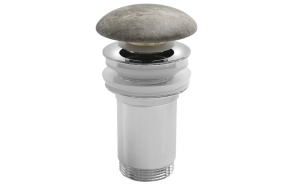 pohjaventtiili 5/4", click-clack, ceramic plug, 10-50mm, breccia marmor