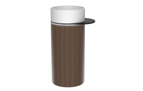 vapaasti seisova pesuallas hyllyllä OASIS 40x89x52cm, valkoinen/oak Cardamom