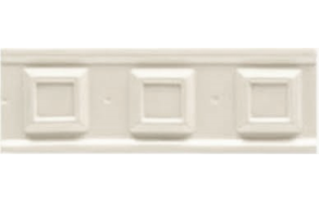 BOISERIE SQUARE Bianco matt 6,5x20