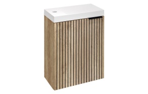 allaskaappi LATUS X STRIP 39.4x50x22 cm, Oak Alabama