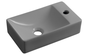 pesuallas Margitha 38x22cm, oikea, harmaa