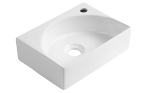 pesuallas RUBIC 34x25cm, valkoinen