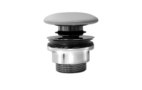 suljettava pohjaventtiili 5/4`` 5-65 mm, matta valkoinen