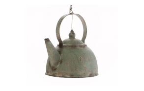 metallinen vintage-kattolamppu Teapot