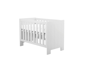 vauvansänky Calmo 120x60 cm, sänkylaatikko ei kuulu hintaan, valkoinen